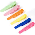 Miniatyrbillede 1 af 7: Bogmærke, Unikt og Kreativt Metal-Silikone-Andenæb-Bogmærkeklemme, En Perfekt Gave til Kvinder og Bogelskere Pack of 6 Colors