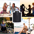Miniatyrbillede 4 af 6: Elektrisk vandpibepumpe kit med 1300 mAh genopladeligt batteri LED-lys