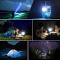 Miniatyrbillede 7 af 7: 1-pak 3-i-1 Sol- og USB-opladelig Superstærk COB LED Campinglampe, Opladning til Enhed, Vandafvisende Nødlygte LED-lampe