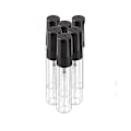 Miniatyrbild 1 av 5: Mini refill parfymflaska sprayflaska 5 ml 5-pack Svart Sort