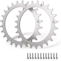 Miniatyrbilde 1 av 5: 2 x premium rustfrie pigger for Worx S/m-modell, 2 x rustfrie skruespiker Traction Enhancer, robotgressklipper Hjulstørrelse 205 mm