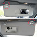Miniatyrbilde 3 av 5: 2x Solskjerm Klipsfeste Holder for Audi A1 A3 A4 A5 Q3 Q5 B6 B7 B8