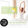 Miniatyrbild 2 av 5: WiFi väderstation, WLAN trådlös inomhus utomhus termometer w