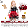 Miniatyrbillede 6 af 6: Piratkostume til børn, udklædningstøj, festtøj, til drenge og piger Farverig Färgglada 3-4 ans