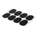 Miniatyrbilde 4 av 5: 8 stk/sett Diskant/Alt/Tenorsaksofon Klarinett Munnstykke Patches Puter 0,3 mm Svart 0.3mm