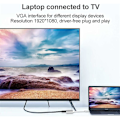 Pikkukuva 5 / 5: USB C - HDMI VGA -sovitin, 2 in 1 Type C - HDMI 4K, VGA 1080P yhteensopiva MacBook Pro/Air 2020 2019, iPad Pro, Surface, harmaa