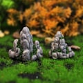 Pikkukuva 8 / 8: 30 kpl Simuloitu mini kivikkopuutarha Suuri kivikkopuutarha Maisemakoriste Miniatyyri tekopuu Leikkimökki Tarvikkeet akvarelli linna koristeet minitalo