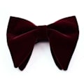 Pikkukuva 1 / 9: Miesten Oversized rusetti Yhtenäinen samettirusetti Häät Juhlat Smokki Säädettävä Wine red
