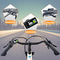 Miniatyrbild 5 av 8: TTGO XK-ZZ-28ST Elcykel, Bafang Mittmotor 250W, 36V 20Ah, Vit vit New Version