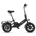 Miniatyrbild 2 av 11: DYU C3 14' Mini Vikbar Elcykel, 250W 36V 7.5Ah, Svart
