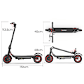 Miniatyrbild 7 av 10: iScooter W7 Vikbar El-Scooter, 350W 42V 7.8AH, 8.5” Däck, App-kontroll