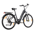 Miniatyrbild 4 av 9: TTGO XK-ZZ-28ST Elcykel, Bafang Mittmotor 250W, 36V 20Ah, Svart svart New Version