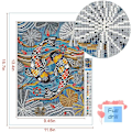 Miniatyrbild 2 av 4: Diamantkonstset för Vuxna Fisk, 5D DIY Full Borr Diamantmålning Kit för Vuxna Fisk, 5D Diamantmålning efter Nummer Diamant med Färg Diamantpunkter 1