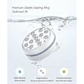 Miniatyrbillede 3 af 3: Lay-Z-Spa LED-badekarlys tilbehør 7 farver undervandslys