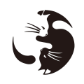 Pikkukuva 1 / 5: YIN YANG CATS Cat Lover Vinyyli Tarra Auto Seinä Läppäri Tarra, 2 kpl