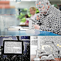 Miniatyrbillede 5 af 5: 3x rektangulært forstørrelsesglas med LED-lys til bøger, svagtseende, ældre, syning, smykker, læsning