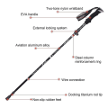 Pikkukuva 4 / 5: 5-osainen taittuva vaellussauva, kävelysauva, vaellus, Naturehike Antishock（95-110cm，punainen）