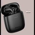 Miniatyrbilde 2 av 4: Baseus Encok W04 Trådløse Ørepropper - True Touch Control TWS Bluetooth 5.0 Ørepropper Ørepropper Ørepropper Svart