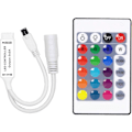 Miniatyrbild 1 av 5: 5v-24v LED Fjärrkontroll 24 Tangenter RGB LED-styrenhet