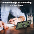 Miniatyrbild 4 av 5: iPhone 14 Pro Max Skal, iPhone 14 Pro Max Skal med Skjutbar Kameraskydd Inbyggd 360 Grader Rotera Ring Stativ Kickstand Passar för Magnetisk Bilhållare Skydd C