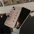 Miniatyrbild 3 av 5: Kreativ Matt Plätering Alarm Sida Fodral Kompatibel med iPhone 13 / iPhone 13 Pro/iPhone 13 Pro Max, Rolig Design Telefonfodral för Pojkar (Matt, iPho