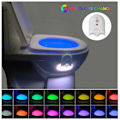 Miniatyrbild 4 av 5: 16 färger aromaterapi smart sensor toalettljus USB uppladdningsbar RGB toalettljus stämningsljus