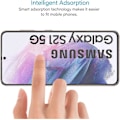 Miniatyrbild 2 av 5: [3-pack] Skärmskydd av härdat glas, utformat för Samsung Galaxy S21 5G (6.2), kompatibel med skal, extremt tåligt