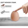 Miniatyrbild 5 av 5: Tangentbords- och mus handledsstöd set, Ergonomiskt handledsstöd för kontor hem skola skrivbord dator laptop notebook, Halkfritt, Smärtlindring (grå)