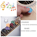 Miniatyrbild 4 av 4: 2-pack Gitarrplock Epoxihartsformar Gitarrplock Silikon Gjutform Smyckestillverkning Formar för DIY Gitarr Tumme Fingerplock Nyckelring Hänge