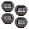 Miniatyrbillede 1 af 5: 4 stk. udskiftning af solcellelamper med LED-pærer, udskiftning af soltoplamper, LED-solpanel-lanternebetræk til udendørs hængende have lanterne