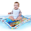 Miniatyrbild 4 av 4: Vattenlekmatta - Aktivitetslekmatta för småbarn 3 6 9 månader - Sensorisk baby leksak present till flickor och pojkar, Island Style