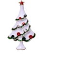 Miniatyrbild 5 av 5: 1 st julgranssmycke vintage flerfärgad strass kristallnål bröllopsfest smycken