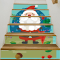 Miniatyrbild 1 av 5: 3D Julgran - 39.3 Tum X 7.08 Tum - 9 - Med Presentaskar Självhäftande Trappstegsdekaler Julfest Heminredning