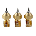 Miniatyrbillede 1 af 3: 3d-printerdele 0,2/0,3/0,5 mm Airbrush-dyseadapter-sæt Airbrush-dyseadapter til V6 Hotend 1,75 mm filament (3 adaptere og 3 dyser)