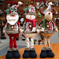Miniatyrbild 5 av 5: Juldekoration Dock Juldocka Julälg Snögubbe Jultomte Fönster Juldekorationer (SNÖGUBBE)