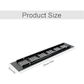 Miniatyrbild 2 av 5: 2-pack rektangulär aluminiumdörrventil 250x50mm insektsnät för husbil, garderob, kök etc. - svart