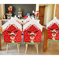 Miniatyrbild 5 av 5: Julstolsöverdrag 4-pack Tyg Lägg Till Stolsöverdrag Juldekoration Passar Alla Stolar Stolsöverdrag Möbelöverdrag