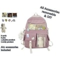 Miniatyrbillede 3 af 5: Studenterrygsæk, Mini Super Kapacitet Kawaii Rygsæk, Sød Skole Taske, Vandtætte Skoleartikler