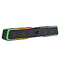 Miniatyrbillede 1 af 4: RGB-belyst Mini Soundbar med Bærbar Desktop Subwoofer, Bluetooth Højttaler til Forbedret Bas