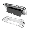 Miniatyrbild 2 av 5: Nintendo Switch OLED Skyddande Fodral Switch OLED Kristallfodral Switch OLED Skyddande Fodral PC-Röd