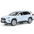 Miniatyrbilde 1 av 4: 1:24 Toyota RAV4 med Lys & Lyd Funksjoner og Tilbakefunksjon Barn Leke Samlefigur