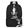 Pikkukuva 1 / 4: Billie Eilish Peripheral School Bag Casual Canvas Backpack Style A