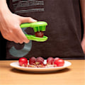 Miniatyrbild 3 av 5: 1/3/5/10 st rostfritt stål handhållen svamp kiwi divider tomat skärare ägg split enhet multifunktionell skivning mögel ägg slicer（B02）