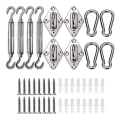 Miniatyrbillede 1 af 5: Solsejl Hardware Kit, Heavy Duty Rustfrit Hardware i Rustfrit Stål