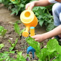 Miniatyrbild 5 av 5: 1 set förvaringsnät för planteringsverktyg Arbetsbesparande plastspad Barn utomhus sandform för strandlek