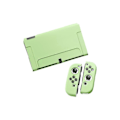 Miniatyrbild 1 av 2: Skyddande skal för spelkonsol, anti-repor, mjuk TPU, Joy-Con-konsolskydd för Switch OLED - Grön