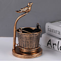 Miniatyrbild 3 av 4: Cigar Askkopp, Smidesjärn Cigar Askkopp Hink Retro Askkopp Unik Form för Hem Bar Utomhus Dekoration Hjort