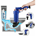 Miniatyrbild 1 av 5: Toalett avloppsrensare med tryckpump, högtryckskolv för badkar / toalett / handfat / golv