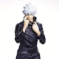 Miniatyrbild 5 av 5: Spell Return Figur Gojo Satoru Trollkarl Dockmodell Stående Prydnad Animation Figur Modell