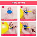 Miniatyrbild 3 av 4: Vit Ballongset Latex Festballonger Girlang Båge Kit 84 St 5 Tum +12 Tum +18 Tum Vita Blå Ballonger För Bröllop Fest Födelsedag Dekoration Bab